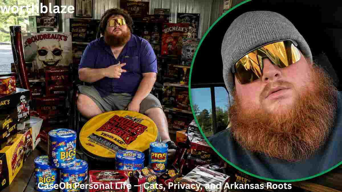CaseOh surrounded by collectibles and snacks, showcasing his lifestyle, personality, and the success behind CaseOh Net Worth.