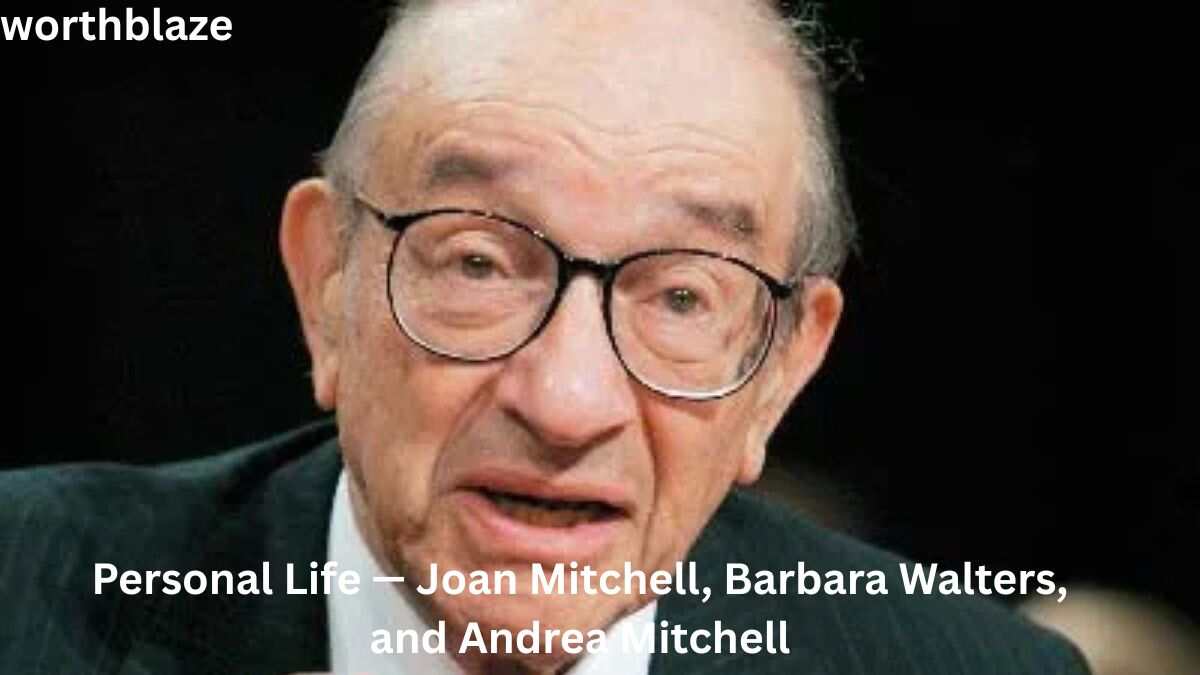 Alan Greenspan portrait photo highlighting his personal life and family background, related to Alan Greenspan Net Worth.