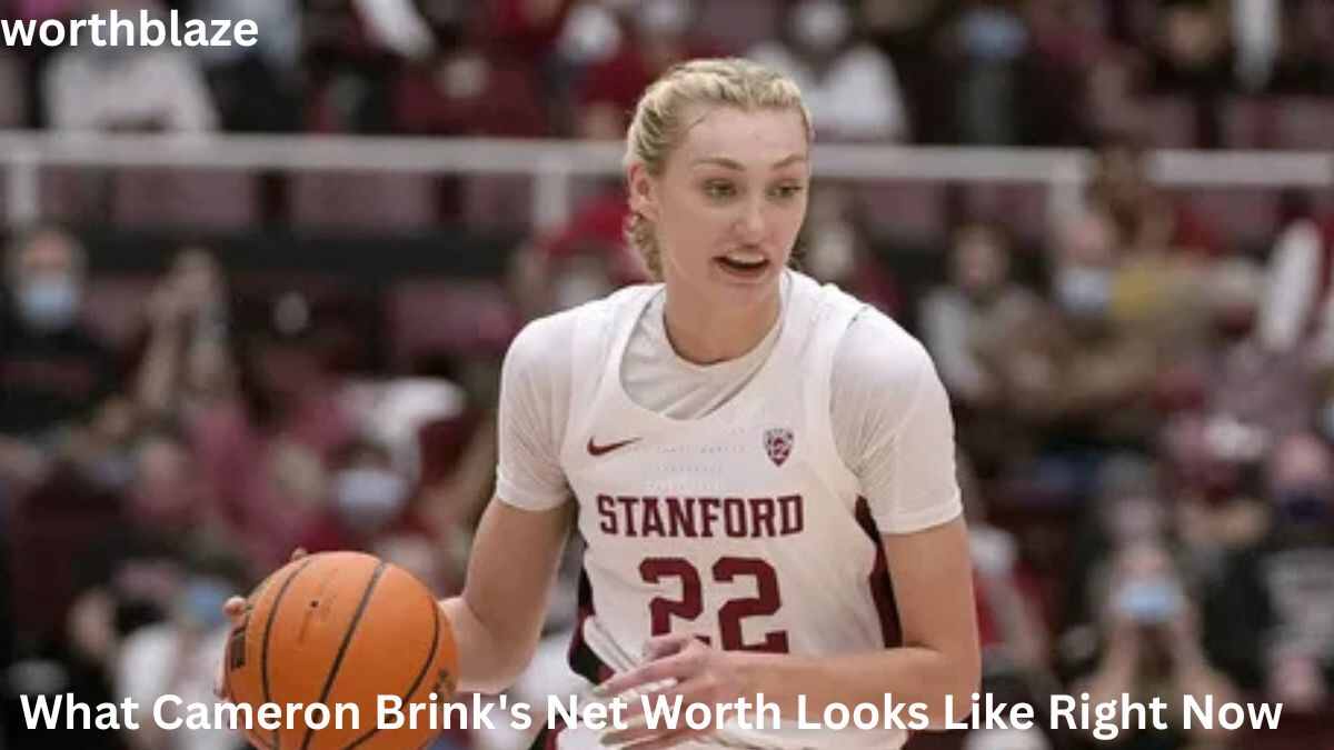 Cameron Brink Net Worth – Cameron Brink playing for Stanford during a college basketball game.