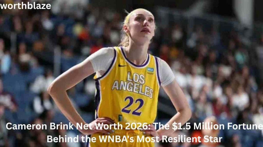 Cameron Brink Net Worth 2026 – Cameron Brink in a Los Angeles Sparks jersey during a WNBA game.