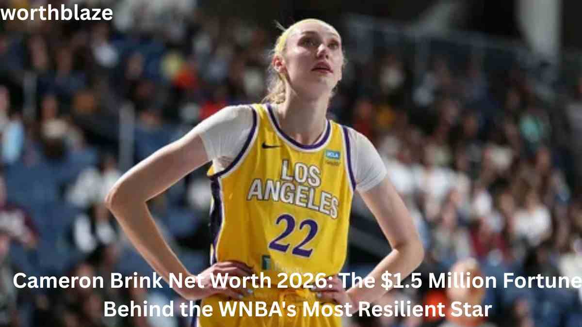 Cameron Brink Net Worth 2026 – Cameron Brink in a Los Angeles Sparks jersey during a WNBA game.