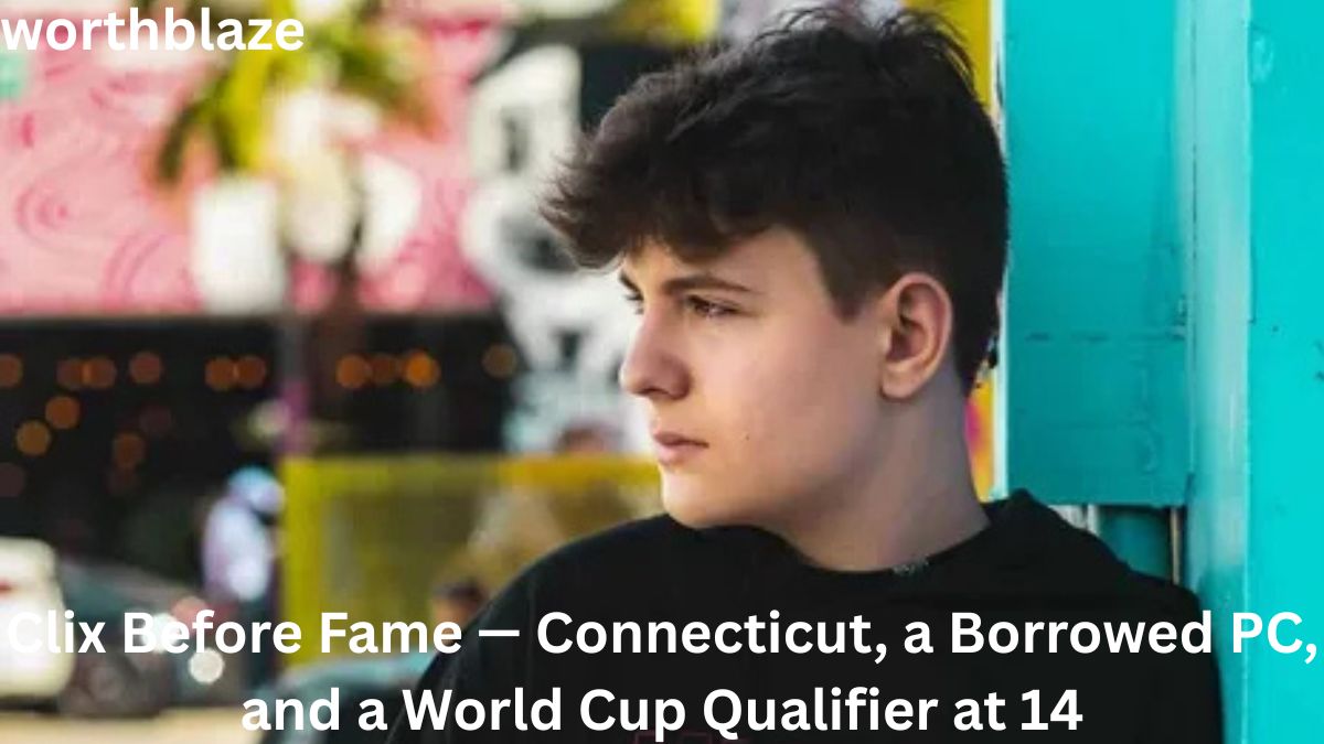Clix before fame as a young Fortnite player from Connecticut, before becoming one of the most successful gaming streamers in the world.