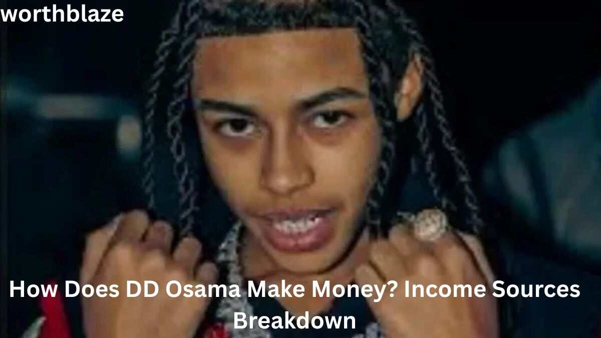 DD Osama posing with braided hair and jewelry while discussing income streams and career earnings, highlighting DD Osama Net Worth.