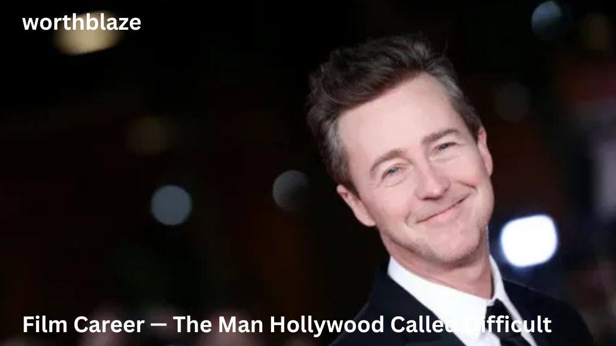 Edward Norton smiling at a film premiere event – Edward Norton Net Worth 2026