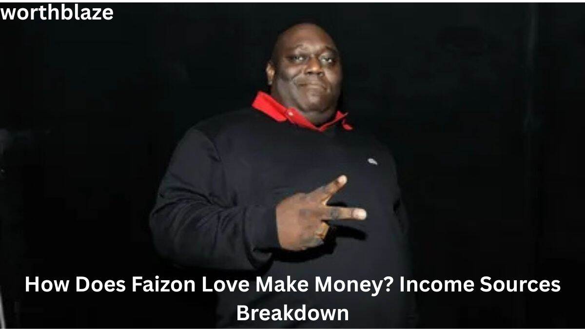 Faizon Love posing with a hand gesture at an event, highlighting Faizon Love Net Worth, income sources, career earnings, and financial success in entertainment.