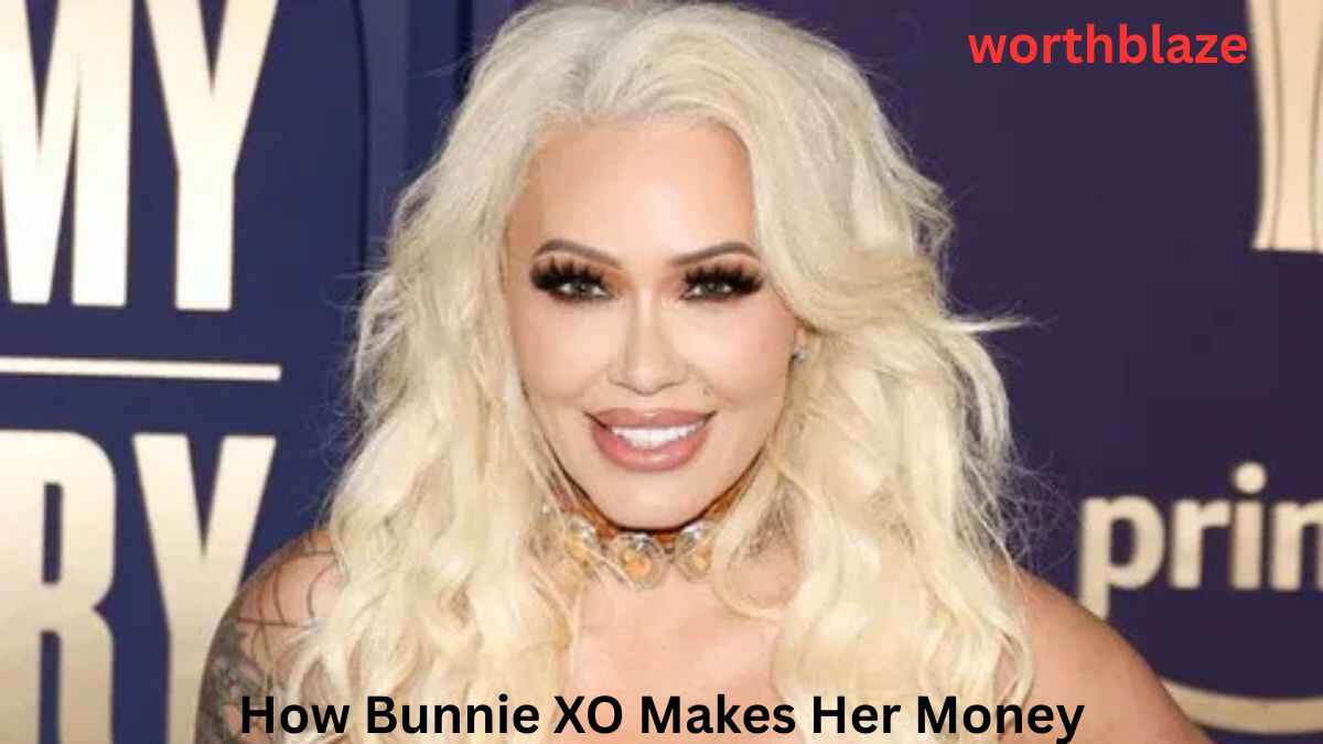Bunnie XO at a public event, highlighting how Bunnie XO makes her money through podcasting, social media, brand partnerships, and business ventures.