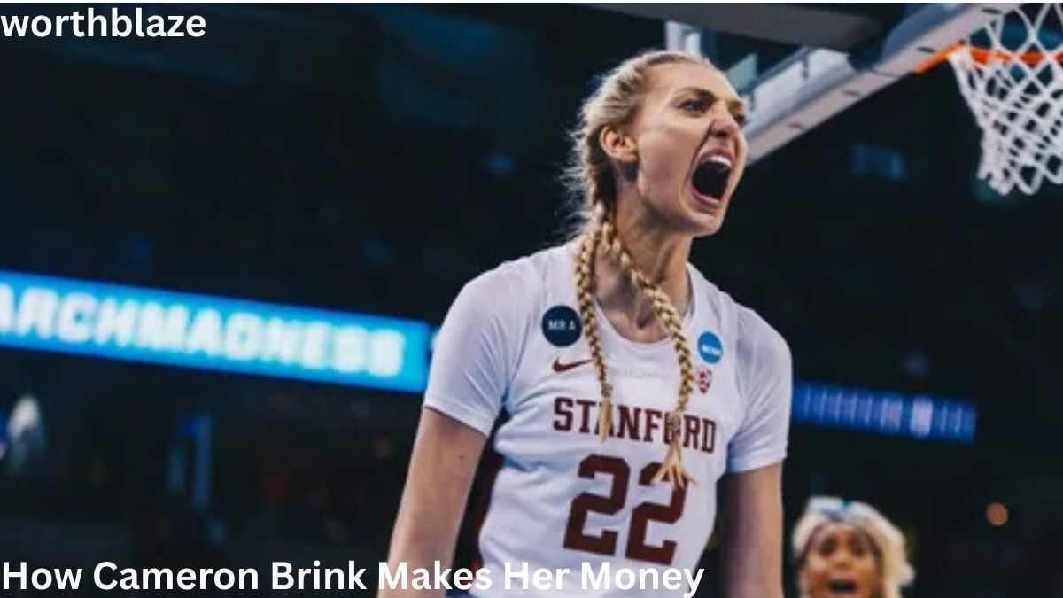 Cameron Brink Net Worth – Cameron Brink celebrating during a Stanford basketball game.