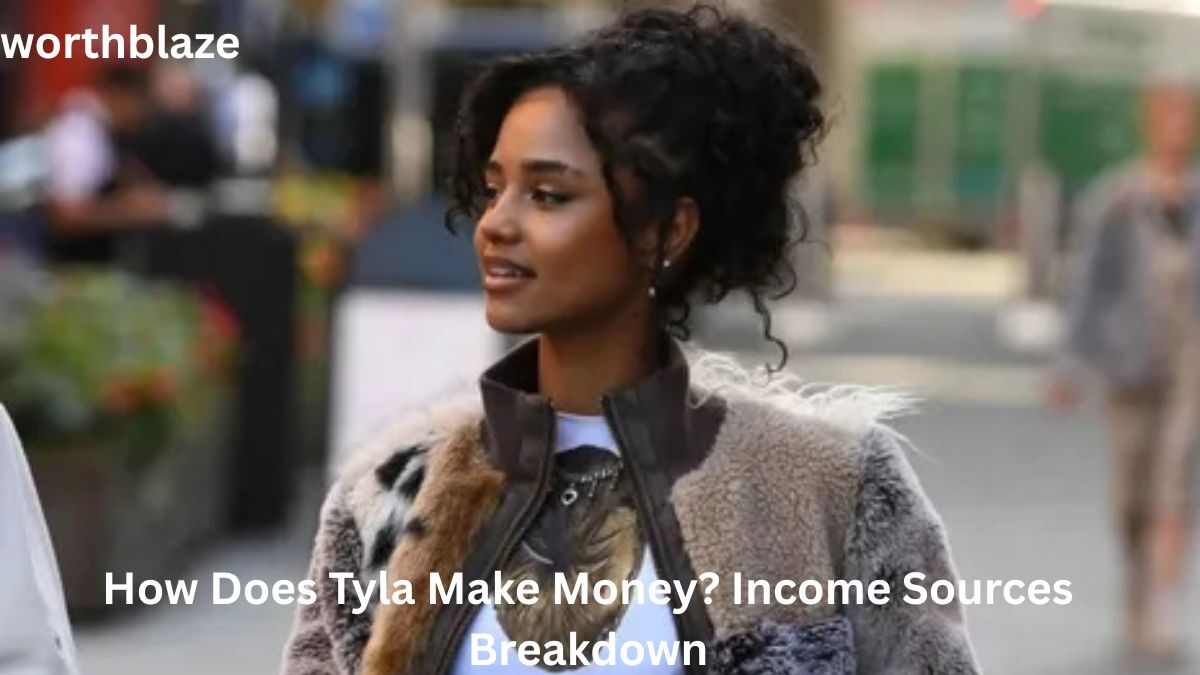Tyla outdoors wearing a stylish jacket, featured in an article explaining how Tyla makes money through music, endorsements, performances, and business ventures.