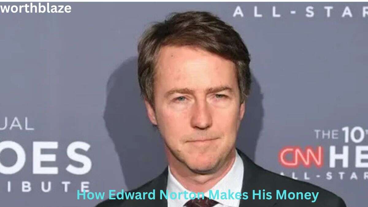 Edward Norton at a red carpet event discussing his career and earnings – Edward Norton Net Worth 2026