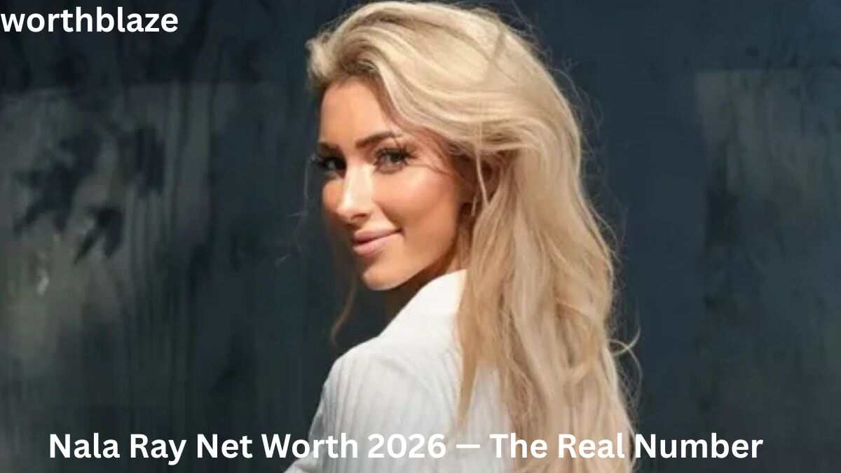 Blonde-haired Nala Ray looking over her shoulder in a portrait image featured in an article about Nala Ray Net Worth 2026 and her financial success.