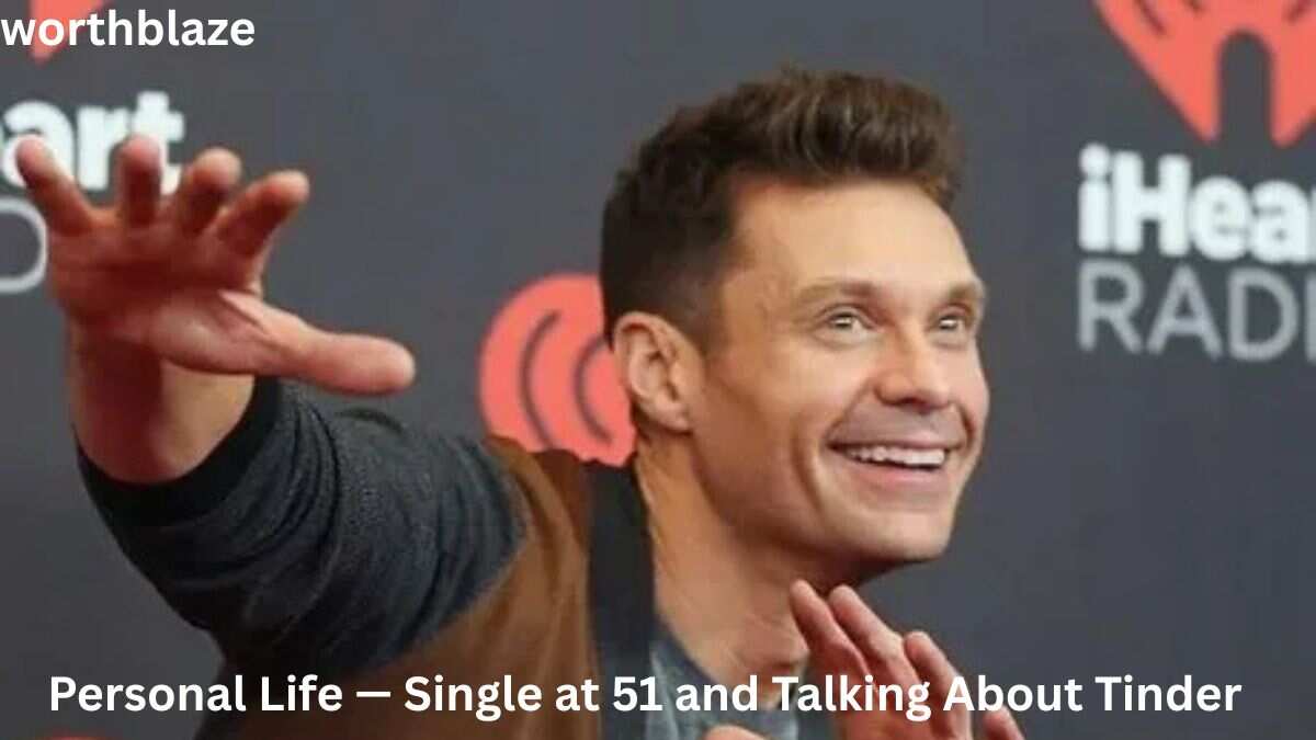 Ryan Seacrest Net Worth – Ryan Seacrest smiling and waving at an iHeartRadio event while discussing his personal life and relationship status.