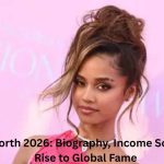 Tyla posing at a pink-themed event backdrop, featured in an article about Tyla net worth, career success, and income sources in 2026.