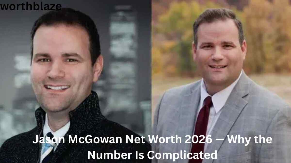 Side-by-side portraits of Jason McGowan highlighting his business success and financial journey, featured in an article about Jason McGowan Net Worth 2026.