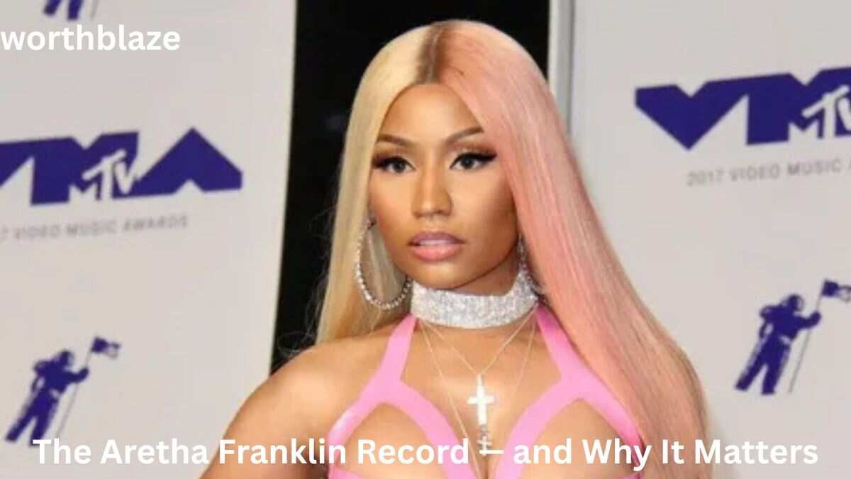 Nicki Minaj at the MTV Video Music Awards, featured in a Nicki Minaj Net Worth article discussing her record-breaking Billboard success.