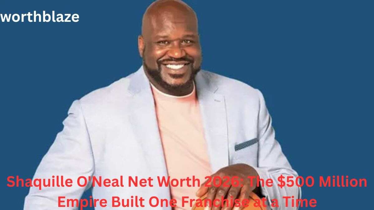 Shaquille O'Neal Net Worth 2026 showing his $500 million business empire and franchise investments
