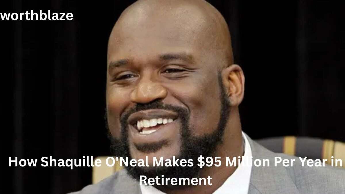 Shaquille O'Neal Net Worth 2026 showing how the NBA legend earns $95 million per year from business and investments